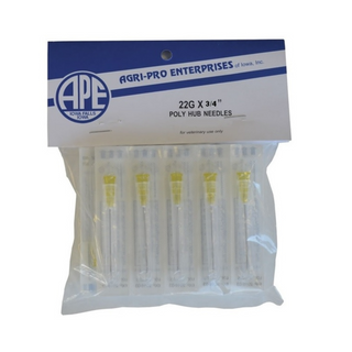 Disposable Poly Hub Needles