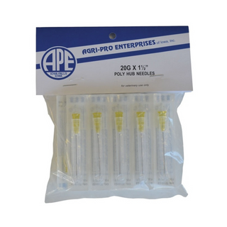 Disposable Poly Hub Needles - Pittsboro Feed