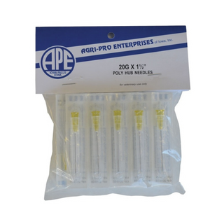 Disposable Poly Hub Needles