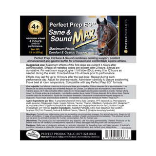 Perfect Prep EQ Sane & Sound MAX Calming Paste - Pittsboro Feed