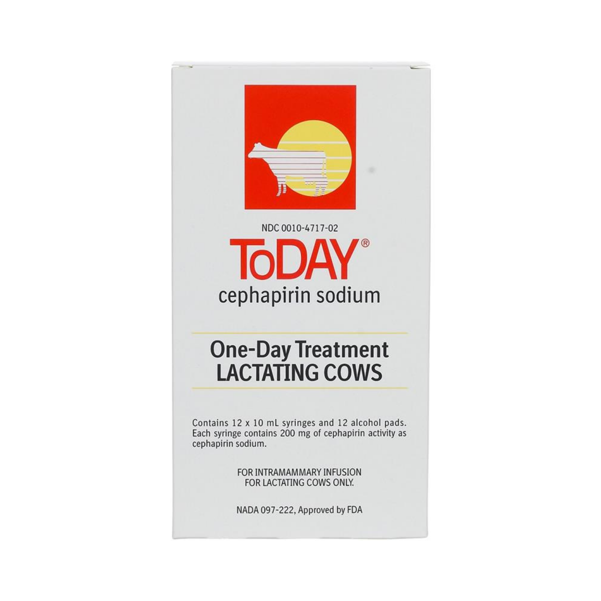 ToDay (Cephaperin Sodium) One-Day Treatment Lactating Cows