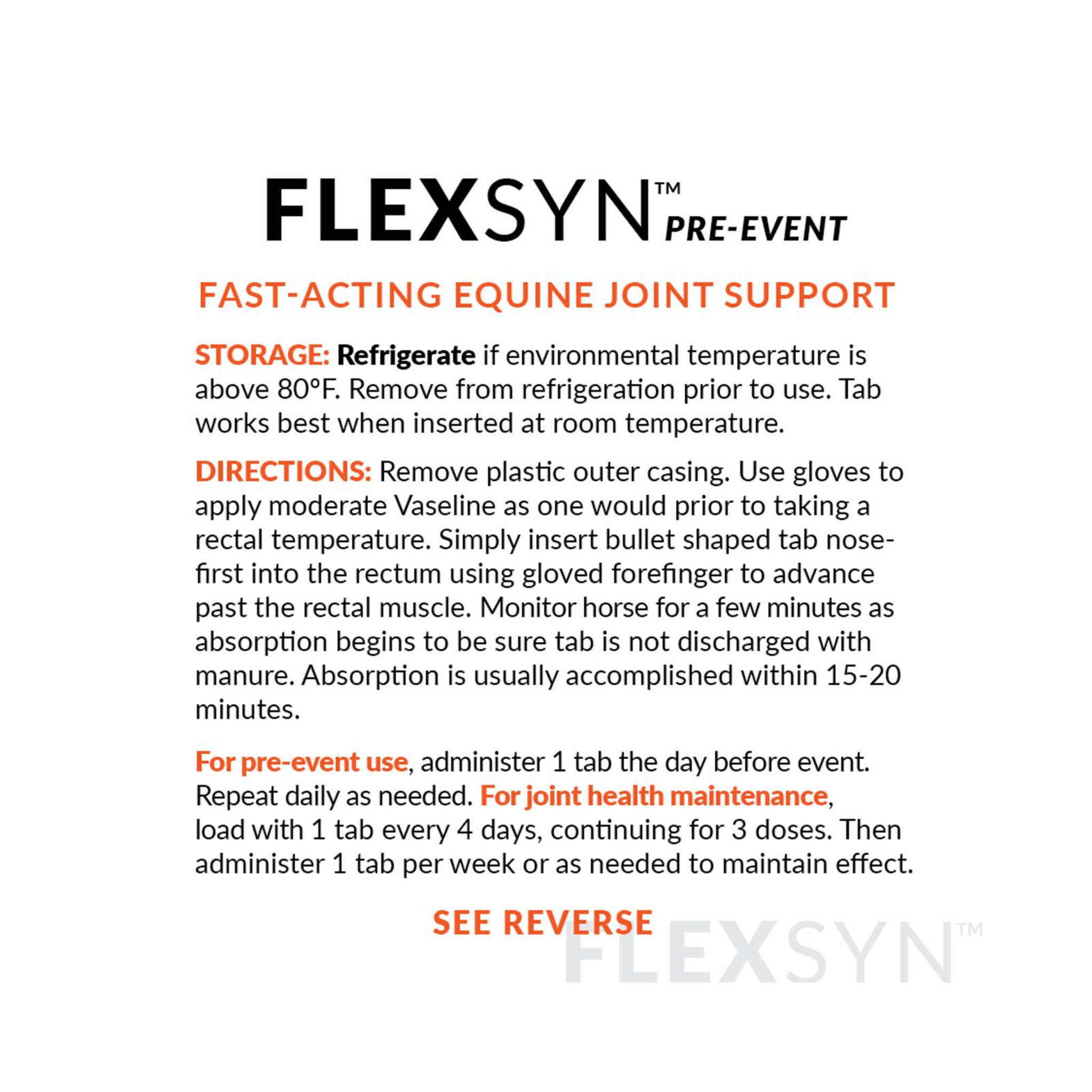 FlexSyn Pre-Event Joint Support Tabs
