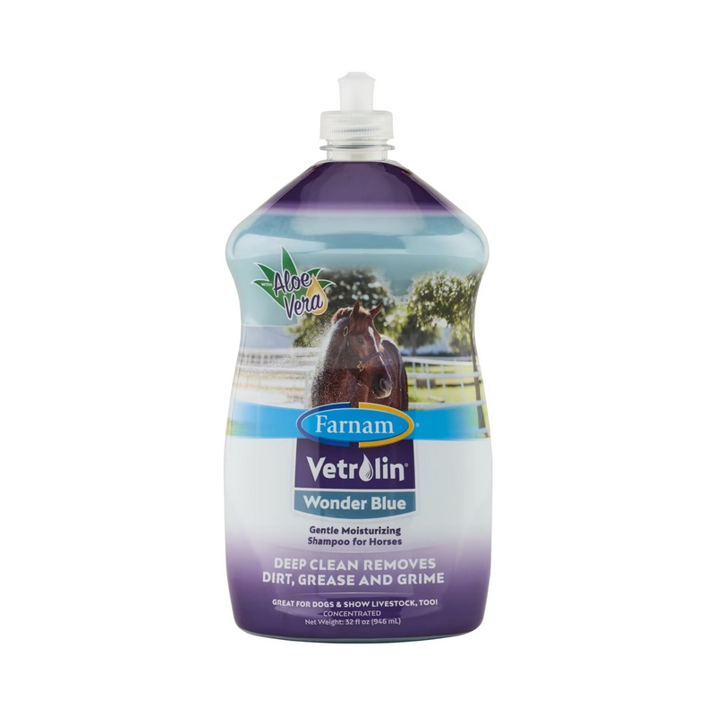 Farnam Vetrolin Wonder Blue Deep Horse Shampoo