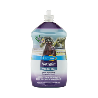 Farnam Vetrolin Wonder Blue Deep Horse Shampoo - Pittsboro Feed