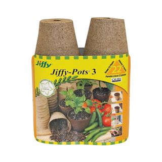 Jiffy 3" Round Peat Pots - Pittsboro Feed