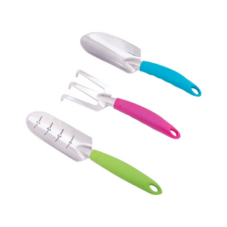 Aluminum Hand Trowel & Cultivator 3 Piece Set