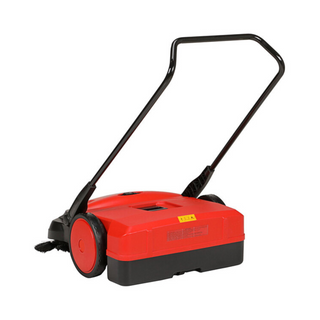 Bissell Commercial BG-677 31" Battery Powered Triple Brush Outdoor Power Sweeper