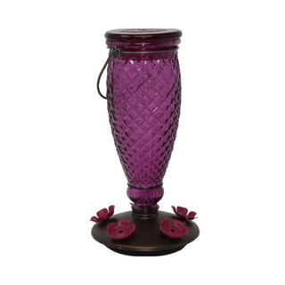 Diamond Wine Top-Fill Hummingbird Feeder