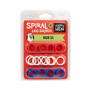 Happy Hen Spiral Poultry Leg Bands