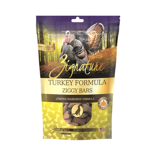 Zignature Turkey Ziggy Bars Biscuit Dog Treats