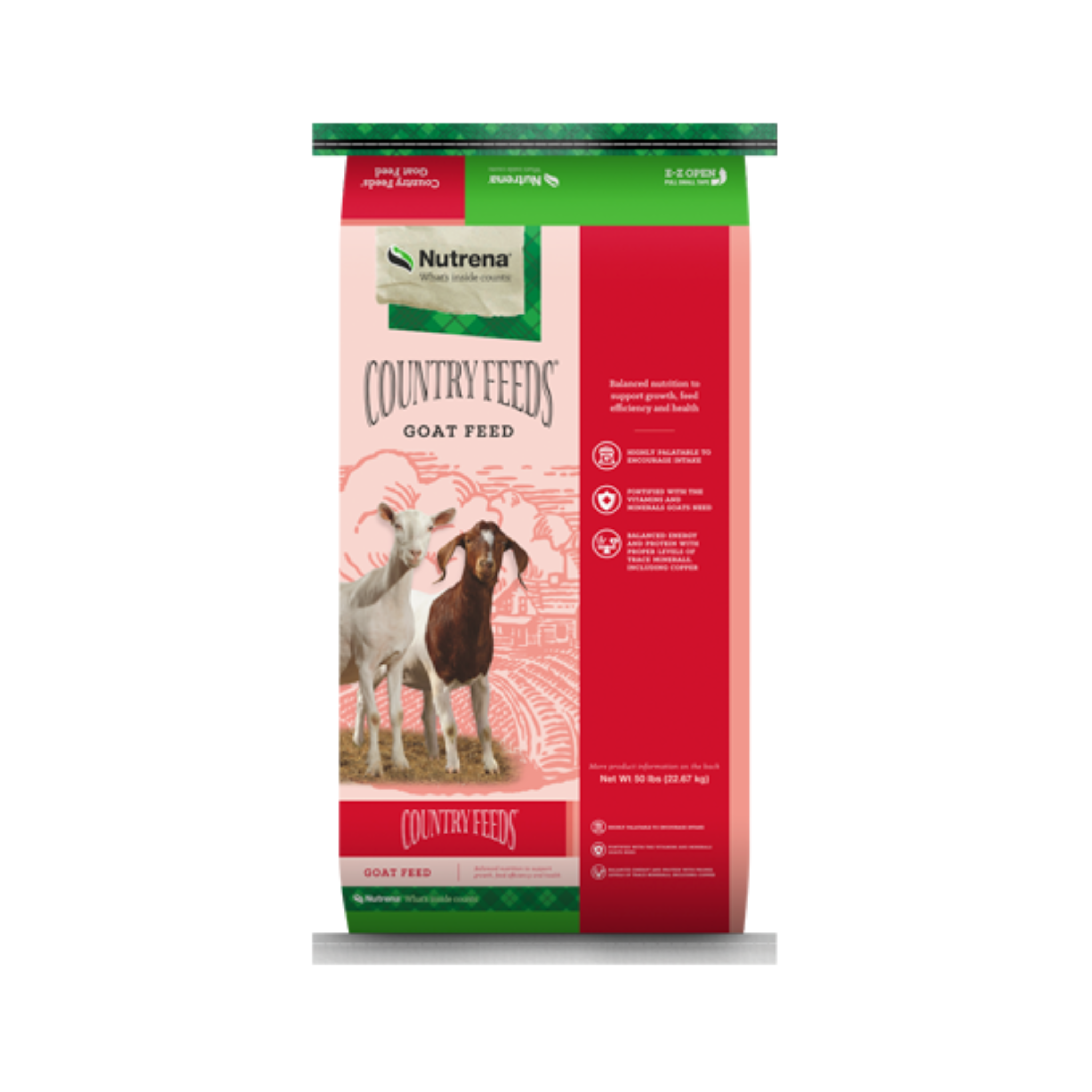 Nutrena Country Feeds 18% Pelleted Goat Feed