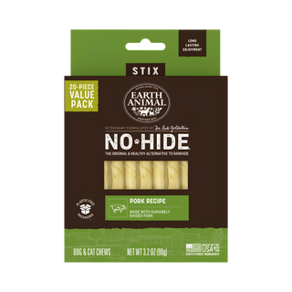 Earth Animal Dog Treat No Hide Stix 20 Pack
