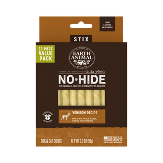 Earth Animal Dog Treat No Hide Stix 20 Pack