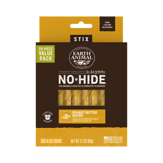Earth Animal Dog Treat No Hide Stix 20 Pack