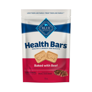 Blue Health Bar Baked Dog Treat