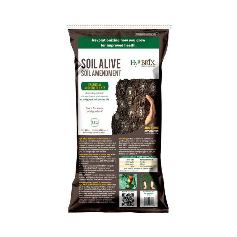 HyR Brix Soil Alive 5-8-14 Soil Amendment