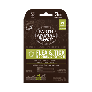 Earth Animal Herbal Flea & Tick Spot-On Medium Dog