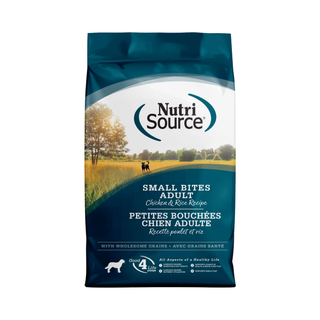 Nutrisource Adult Chicken & Rice Small Bites Dry Dog Food