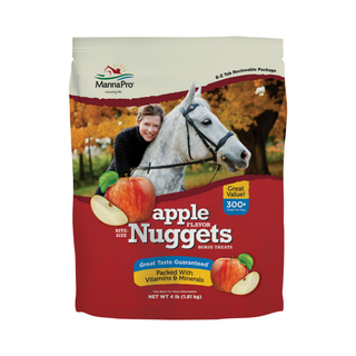 Manna Pro Apple Bite-Size Nuggets Horse Treats