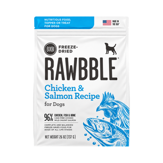 BIXBI Rawbble Salmon & Chicken Recipe Freeze Dried Dog Food