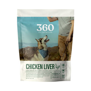360 Freeze-Dried Chicken Liver Dog Treats