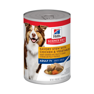 Hill's Science Diet Savory Stew Chicken & Vegetables Adult 7+ Dog Canned
