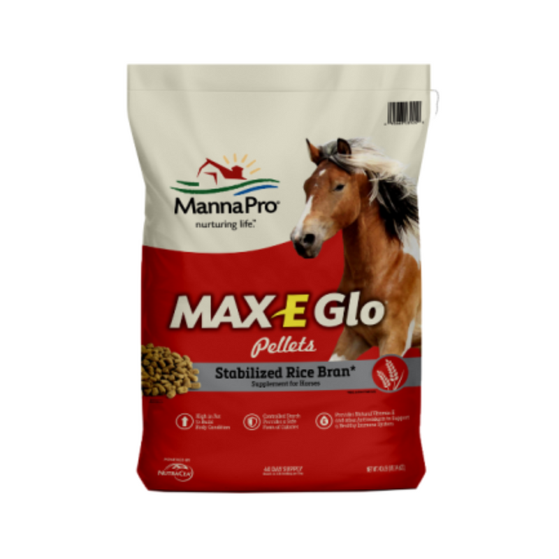 Manna Pro Rice Bran Max-E-Glo Pellet Fat Supplement