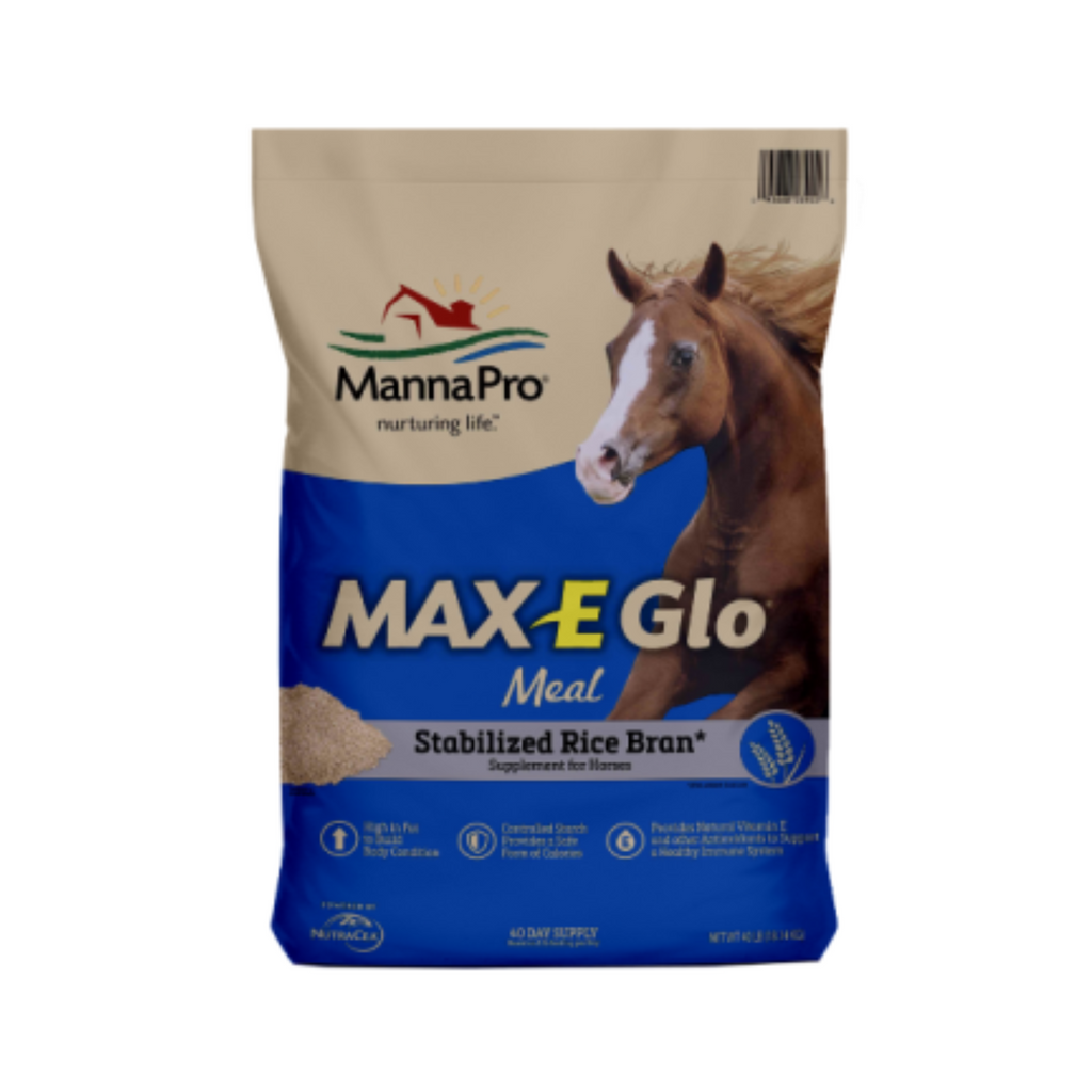 Manna Pro Rice Bran Max-E-Glo Meal Fat Supplement – Pittsboro Feed