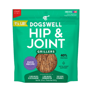 Dogswell Grillers Hip and Joint Grain Free Duck Dog Treat