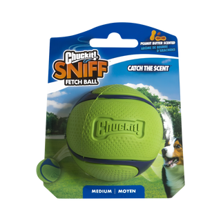 Chuckit! Sniff Fetch Ball Peanut Butter Dog Toy