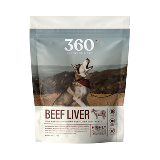 360 Freeze-Dried Beef Liver Dog Treats