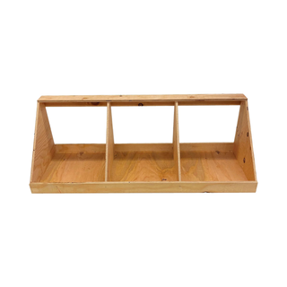 Triple Wooden Chicken Nesting Box