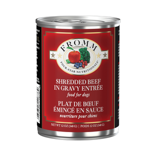 Fromm 4 Star Shredded Beef In Gravy Wet Dog Food