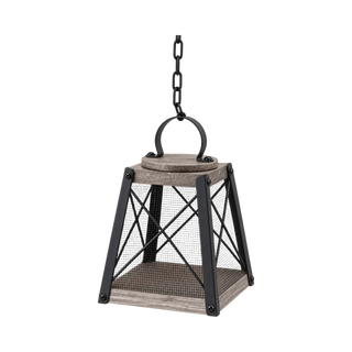 Modern Farmhouse Wood & Mesh Mill Nyjer Thistle Seed Feeder
