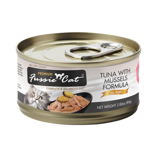 Fussie Cat Tuna with Mussels Wet Cat Food