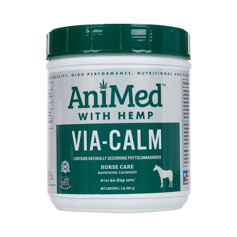 AniMed Via-Calm with Hemp Horse Supplement