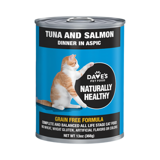 Dave's Naturally Healthy Tuna & Salmon Wet Cat Food
