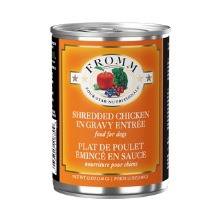 Fromm 4 Star Shredded Chicken In Gravy Wet Dog Food