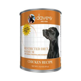 Dave's Restricted Diet Low Sodium Chicken Wet Dog Food