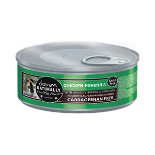 Dave's Naturally Chicken Formula Cat Canned
