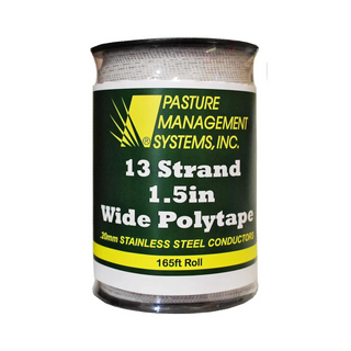 13 Strand Stainless Steel 1-1/2" Polytape