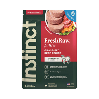 Instinct Frozen 85/15 Raw Beef Patties Dog Food