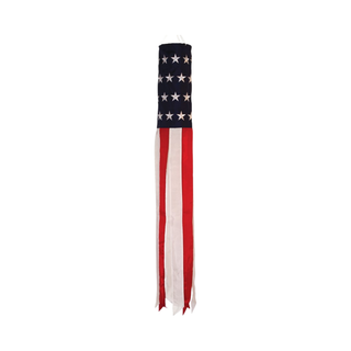 Embroidered Stars & Stripes 50" Value Windsock