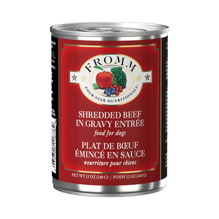 Fromm 4 Star Shredded Beef In Gravy Wet Dog Food