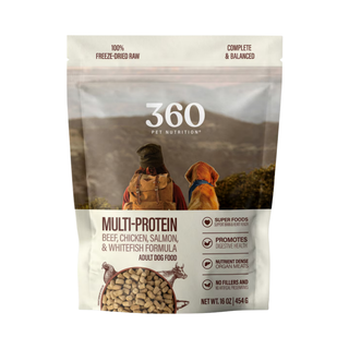360 Freeze-Dried Multi Protein Dog Food