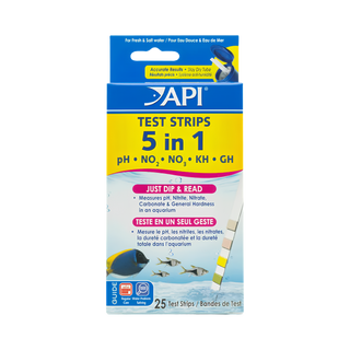 API 5 in 1 Aquarium Test Strips