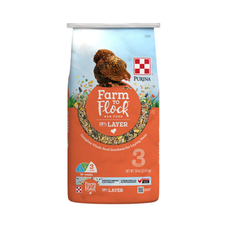 Purina Farm to Flock 18% Layer Feed
