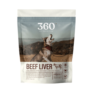 360 Freeze-Dried Beef Liver Dog Treats