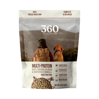 360 Pet Nutrition Multi Protein Freeze Dried Dog Food