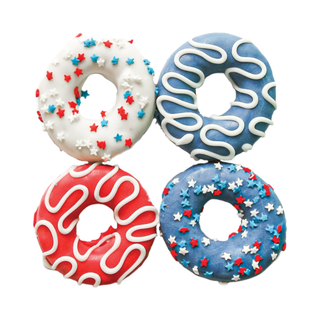 Patriotic Mini Donut Horse Cookie